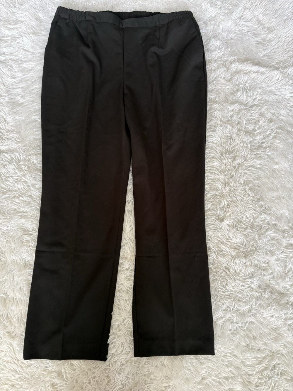 Appleseed’s Women’s 18W Classic Black Pants. Exc. Condition, Comfortable